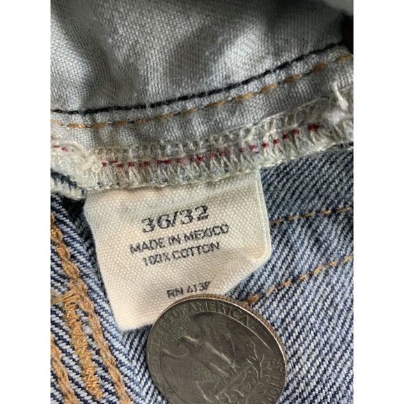 Polo Ralph Lauren Jeans Mens 36x32 Blue Morris Slim Straight Medium Wash Denim - Picture 5 of 10